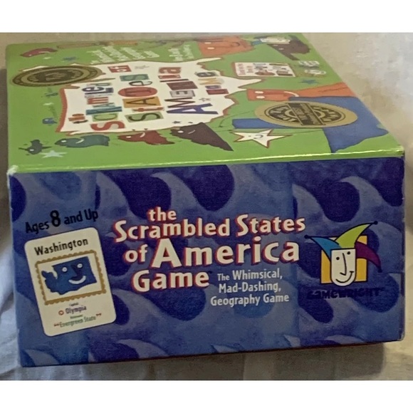 Gamewright The Scrambled States of America USA Geography Learning Card Game 8+ - Picture 10 of 10